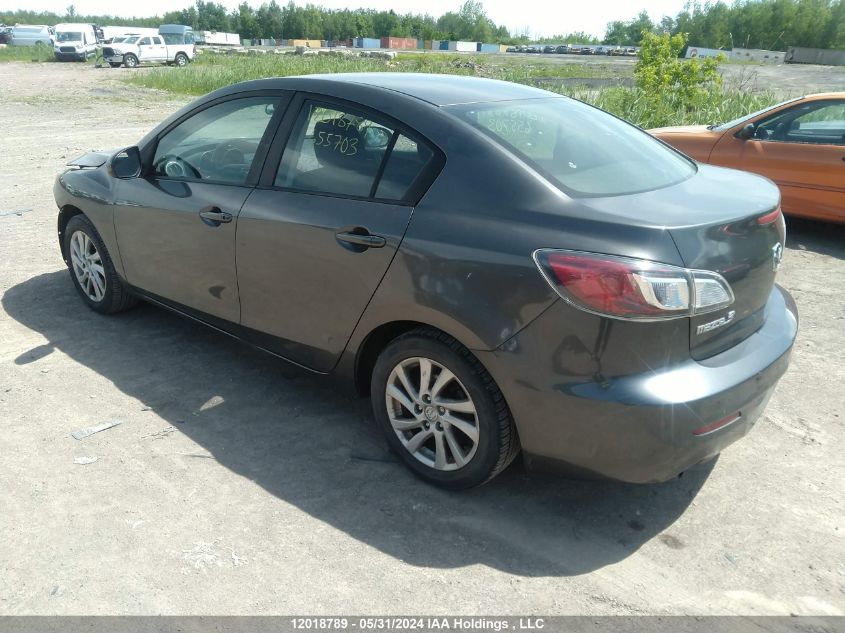 2012 Mazda 3 I VIN: JM1BL1UF4C1655703 Lot: 12018789