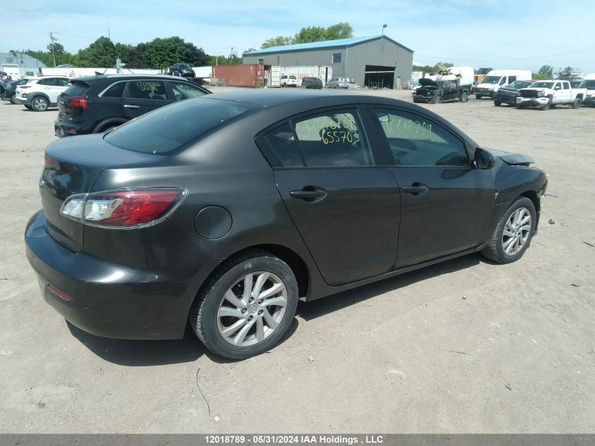 2012 Mazda 3 I VIN: JM1BL1UF4C1655703 Lot: 12018789