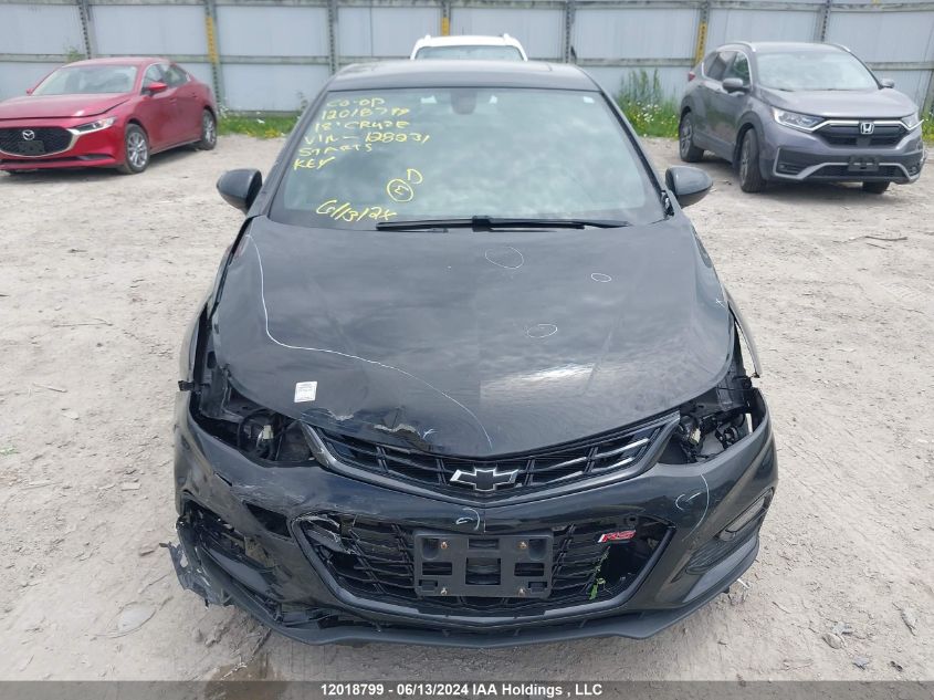 2018 Chevrolet Cruze VIN: 1G1BE5SM9J7128231 Lot: 12018799