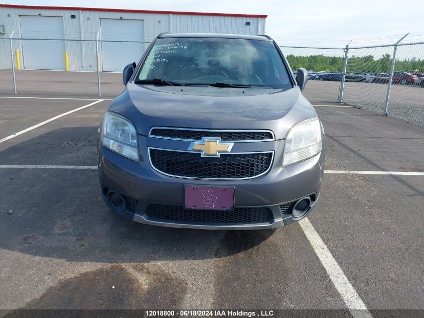 2013 Chevrolet Orlando VIN: KL77P2ET3DK153911 Lot: 12018800