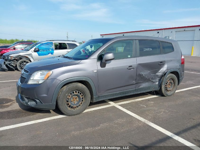 2013 Chevrolet Orlando VIN: KL77P2ET3DK153911 Lot: 12018800