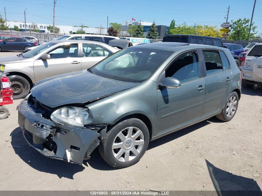 2007 Volkswagen Rabbit VIN: WVWCR71KX7W104434 Lot: 12018803