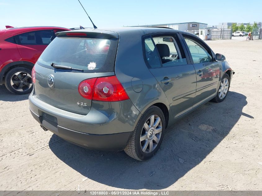 2007 Volkswagen Rabbit VIN: WVWCR71KX7W104434 Lot: 12018803