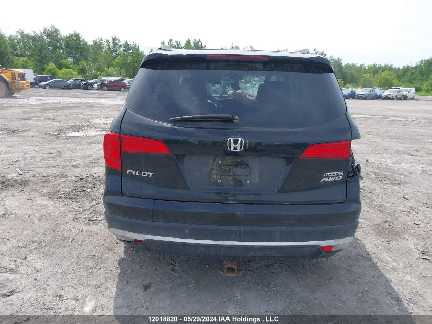 2017 Honda Pilot Touring VIN: 5FNYF6H93HB504899 Lot: 12018820