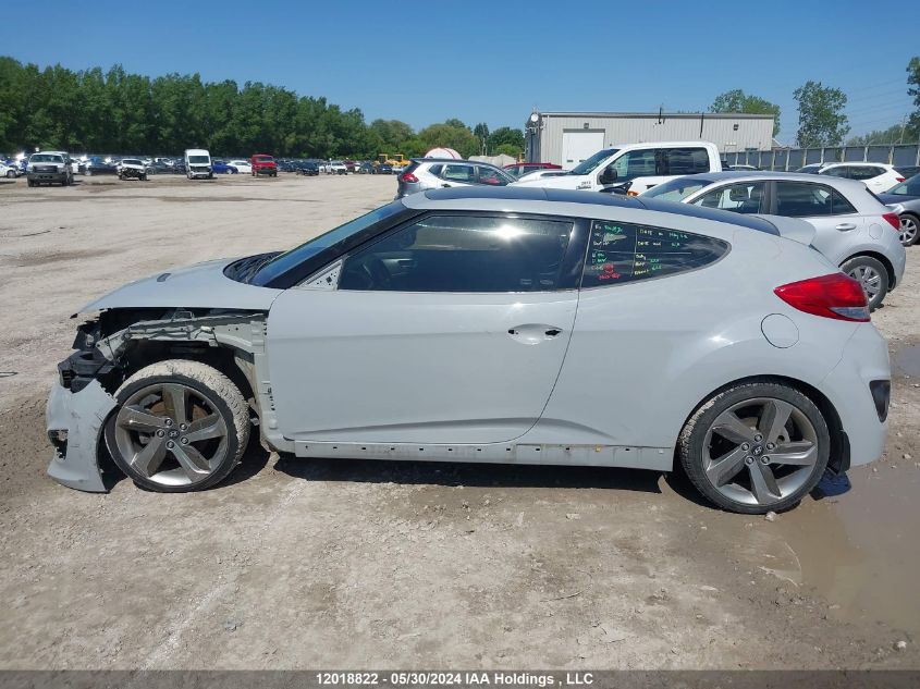 2013 Hyundai Veloster Turbo VIN: KMHTC6AE9DU177237 Lot: 12018822
