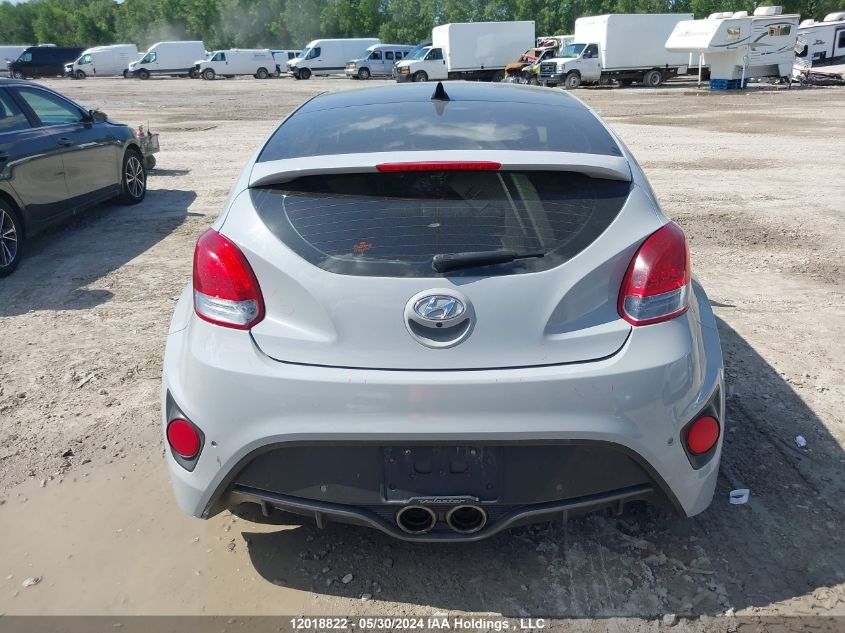 2013 Hyundai Veloster Turbo VIN: KMHTC6AE9DU177237 Lot: 12018822