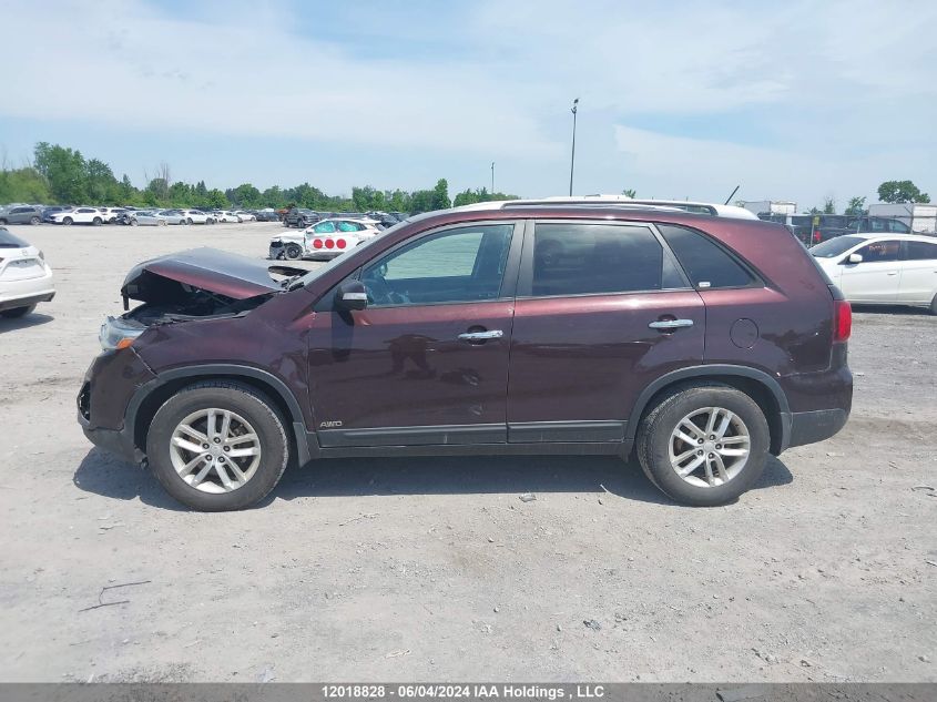 2015 Kia Sorento VIN: 5XYKTCA60FG629801 Lot: 12018828