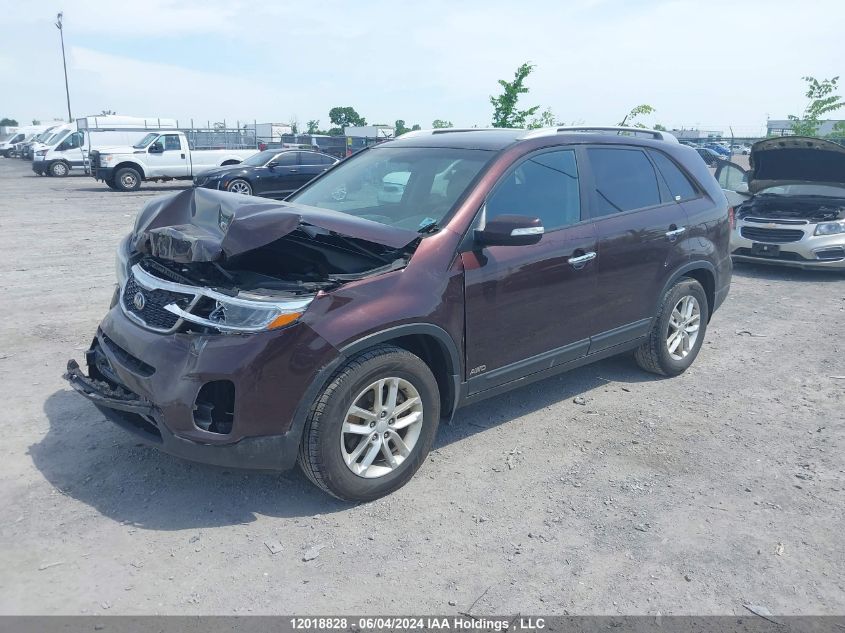 2015 Kia Sorento VIN: 5XYKTCA60FG629801 Lot: 12018828