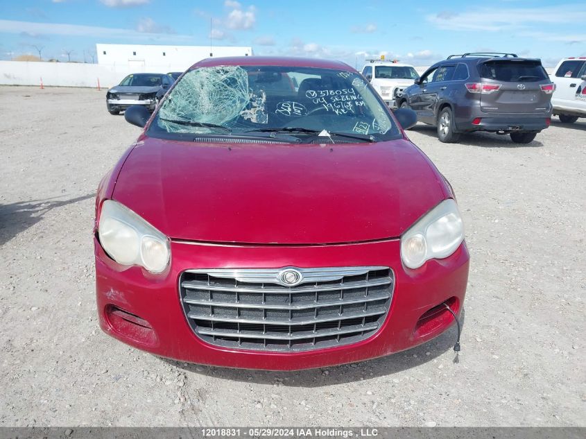 2004 Chrysler Sebring Lx VIN: 1C3EL46X64N378054 Lot: 12018831