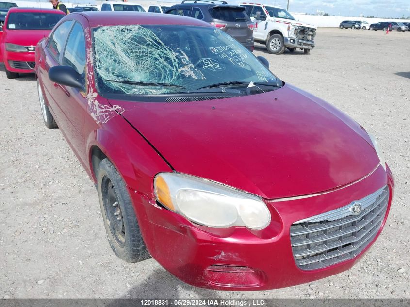 2004 Chrysler Sebring Lx VIN: 1C3EL46X64N378054 Lot: 12018831