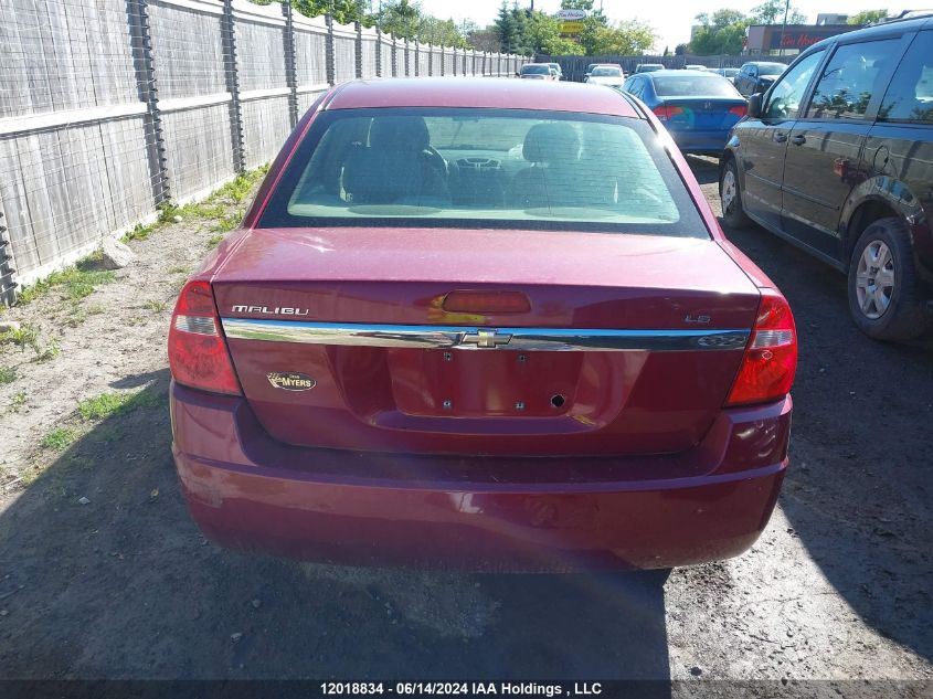 2006 Chevrolet Malibu Ls VIN: 1G1ZS51F16F244689 Lot: 12018834