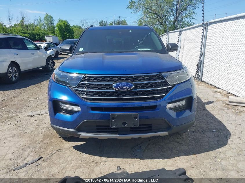 2020 Ford Explorer Xlt VIN: 1FMSK8DH9LGA98552 Lot: 12018842