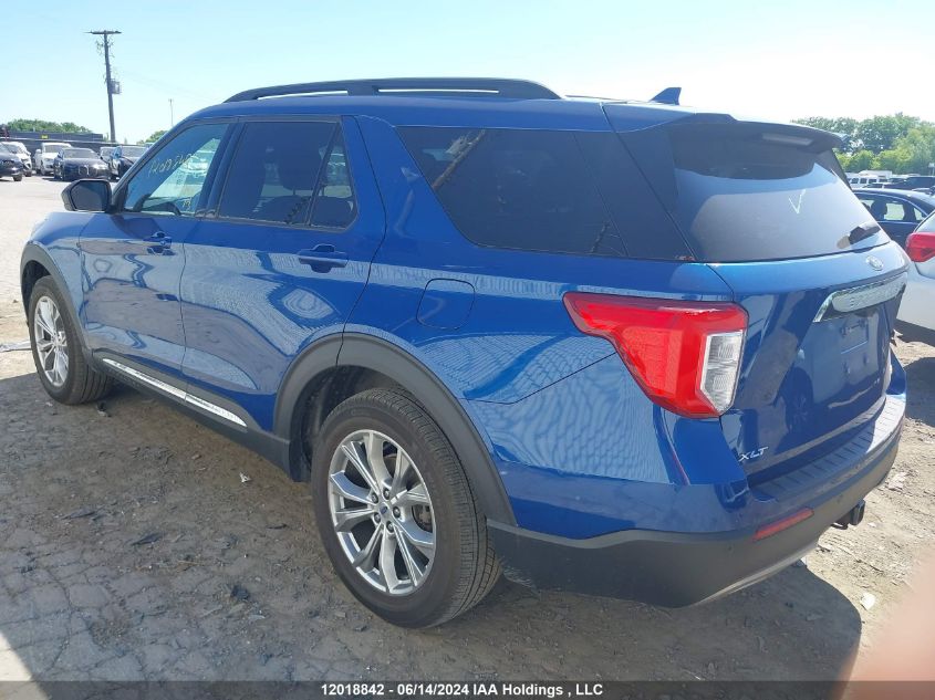 2020 Ford Explorer Xlt VIN: 1FMSK8DH9LGA98552 Lot: 12018842