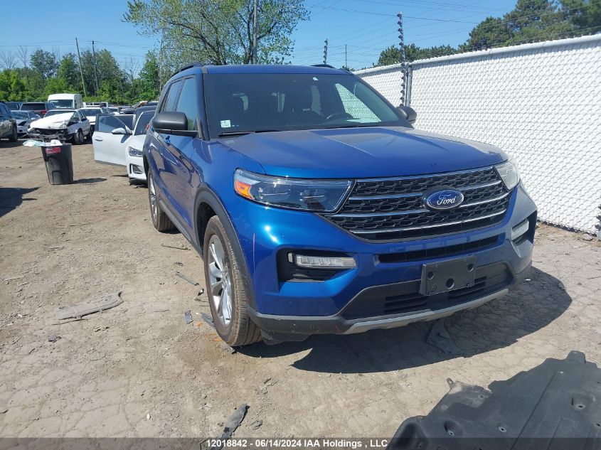 2020 Ford Explorer Xlt VIN: 1FMSK8DH9LGA98552 Lot: 12018842