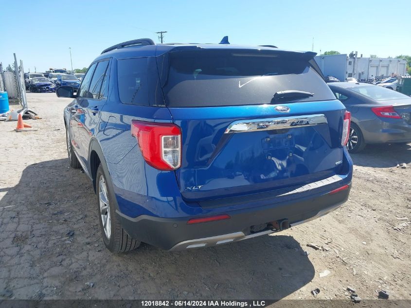 2020 Ford Explorer Xlt VIN: 1FMSK8DH9LGA98552 Lot: 12018842