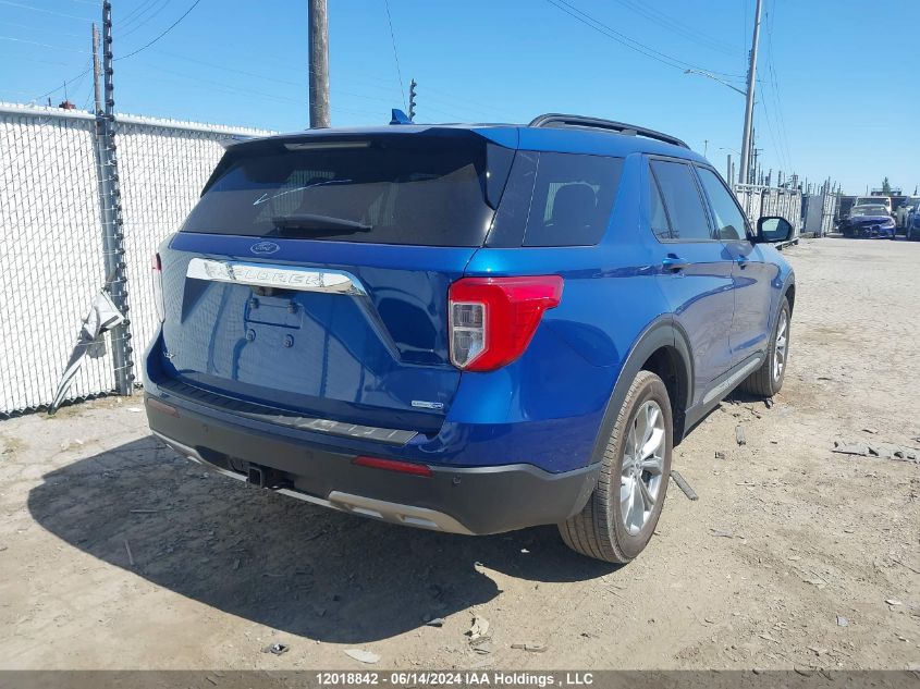 2020 Ford Explorer Xlt VIN: 1FMSK8DH9LGA98552 Lot: 12018842