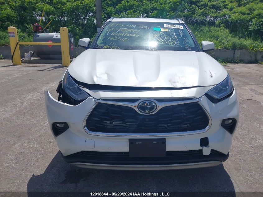 2021 Toyota Highlander Platinum VIN: 5TDFZRBH1MS136518 Lot: 12018844