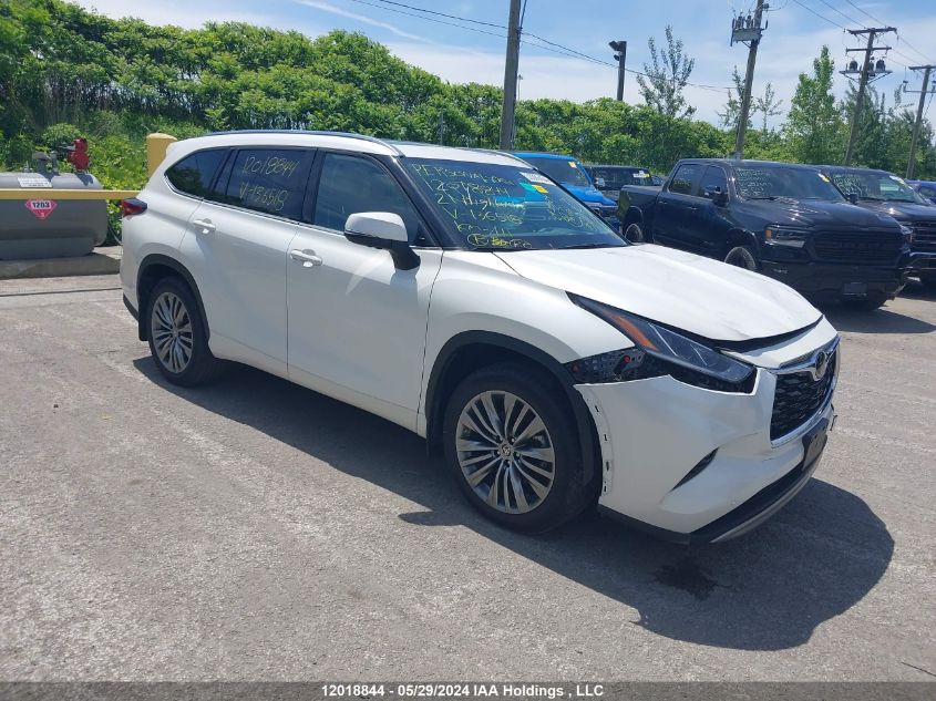 2021 Toyota Highlander Platinum VIN: 5TDFZRBH1MS136518 Lot: 12018844