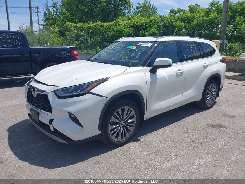 2021 Toyota Highlander Platinum VIN: 5TDFZRBH1MS136518 Lot: 12018844