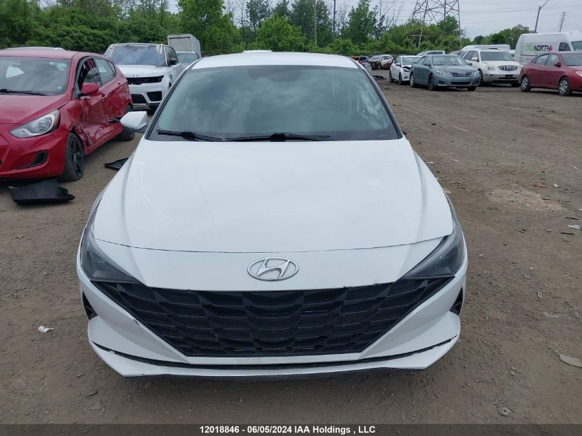 2022 Hyundai Elantra Preferred Ivt VIN: KMHLM4AG2NU348205 Lot: 12018846