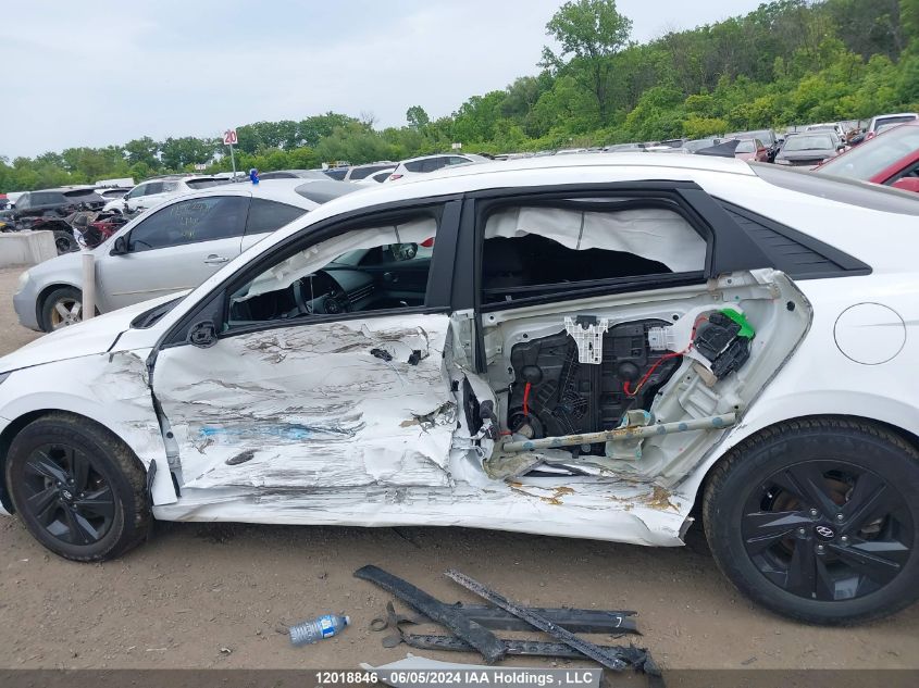 2022 Hyundai Elantra Preferred Ivt VIN: KMHLM4AG2NU348205 Lot: 12018846