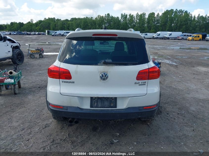 2013 Volkswagen Tiguan VIN: WVGJV3AX4DW100541 Lot: 12018854