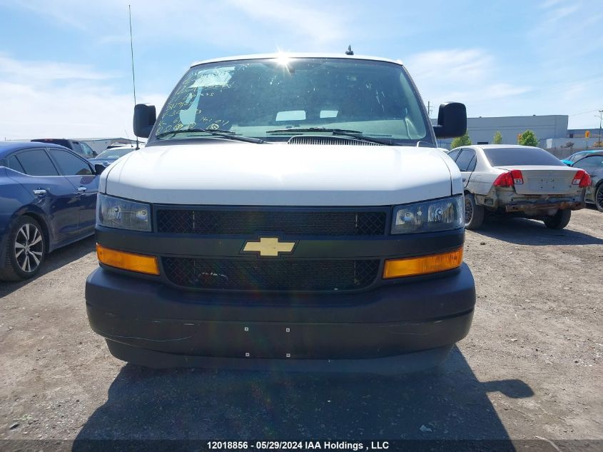 2021 Chevrolet Express Cargo Van VIN: 1GCWGBF74M1307273 Lot: 12018856