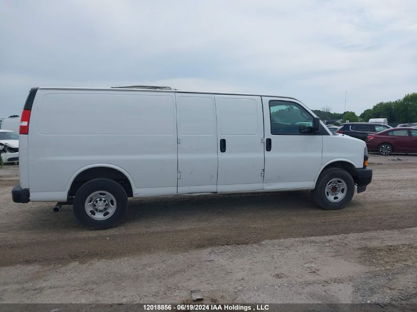 2021 Chevrolet Express Cargo Van VIN: 1GCWGBF74M1307273 Lot: 12018856