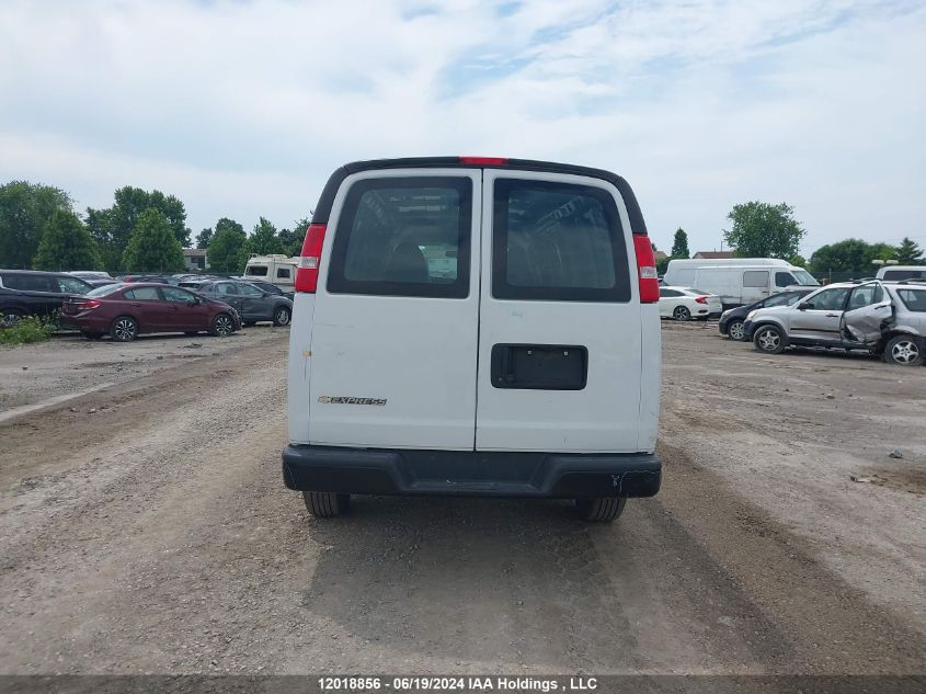 2021 Chevrolet Express Cargo Van VIN: 1GCWGBF74M1307273 Lot: 12018856