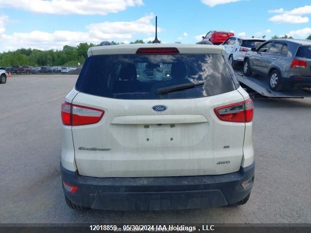 2019 Ford Ecosport Se VIN: MAJ6S3GL1KC286552 Lot: 12018859