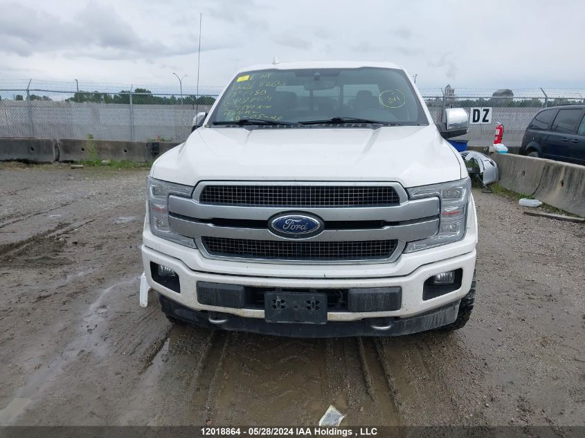 2019 Ford F150 Supercrew VIN: 1FTEW1E48KFA89404 Lot: 12018864