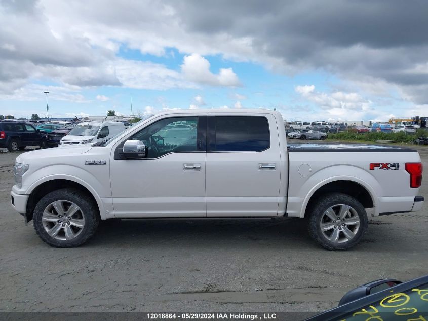 2019 Ford F150 Supercrew VIN: 1FTEW1E48KFA89404 Lot: 12018864