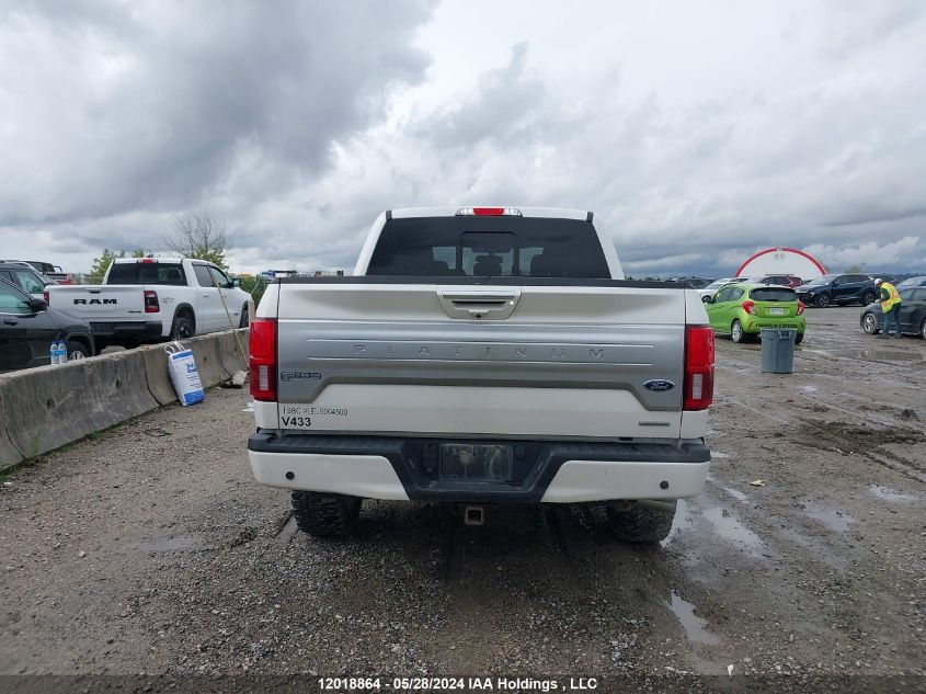 2019 Ford F150 Supercrew VIN: 1FTEW1E48KFA89404 Lot: 12018864