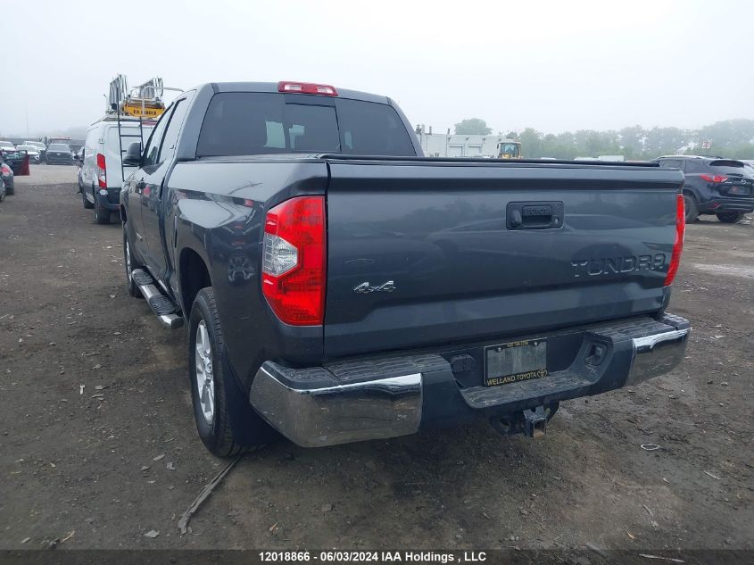 2019 Toyota Tundra Double Cab Sr/Sr5 VIN: 5TFUY5F11KX806611 Lot: 12018866