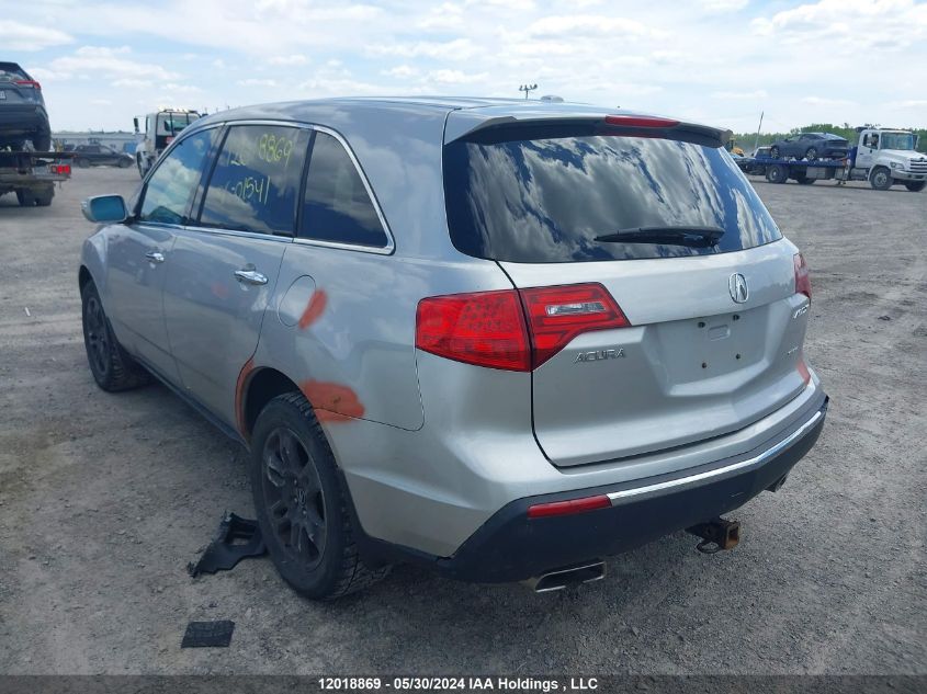 2010 Acura Mdx VIN: 2HNYD2H24AH001541 Lot: 12018869