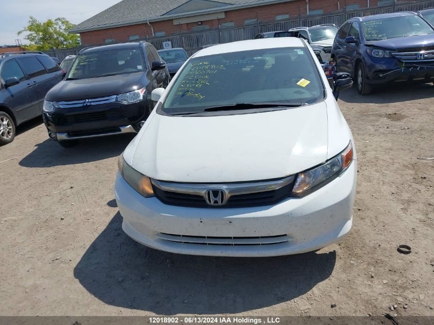 2012 Honda Civic Sdn VIN: 2HGFB2F49CH120701 Lot: 12018902