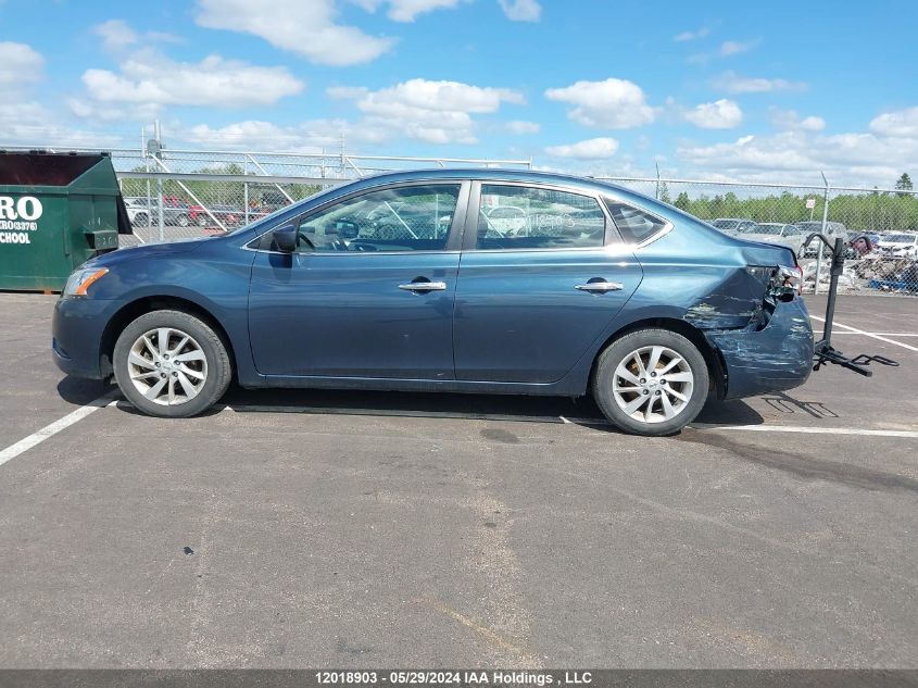 2015 Nissan Sentra S/Sv/Sr/Sl VIN: 3N1AB7AP9FL678117 Lot: 12018903