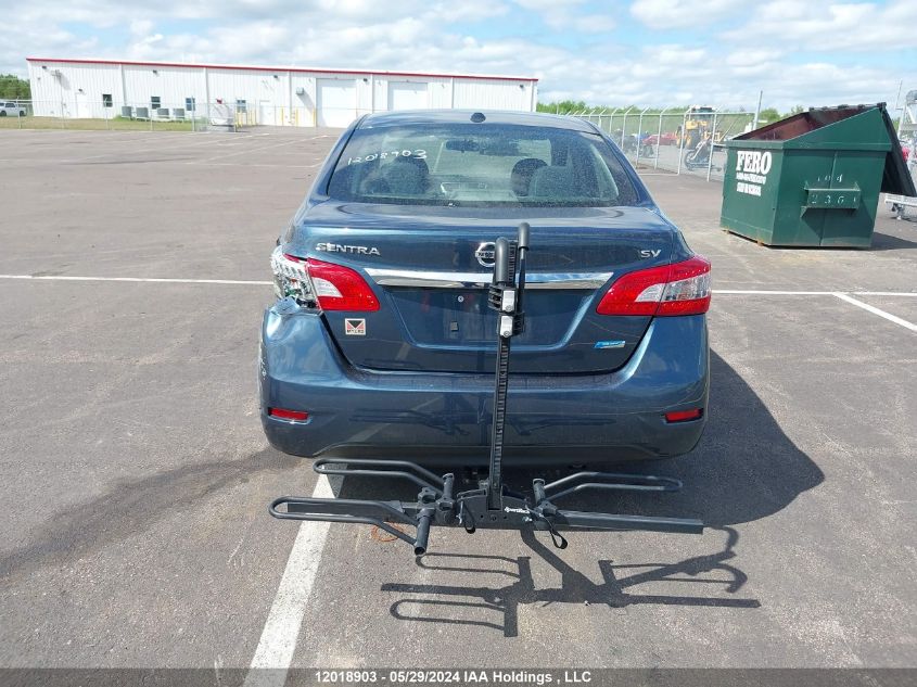 2015 Nissan Sentra S/Sv/Sr/Sl VIN: 3N1AB7AP9FL678117 Lot: 12018903