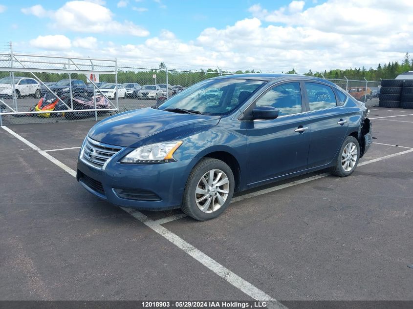 2015 Nissan Sentra S/Sv/Sr/Sl VIN: 3N1AB7AP9FL678117 Lot: 12018903