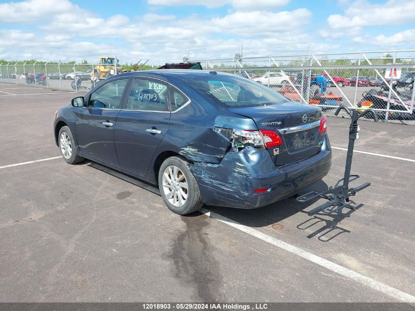 2015 Nissan Sentra S/Sv/Sr/Sl VIN: 3N1AB7AP9FL678117 Lot: 12018903