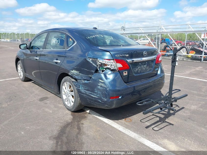 2015 Nissan Sentra S/Sv/Sr/Sl VIN: 3N1AB7AP9FL678117 Lot: 12018903