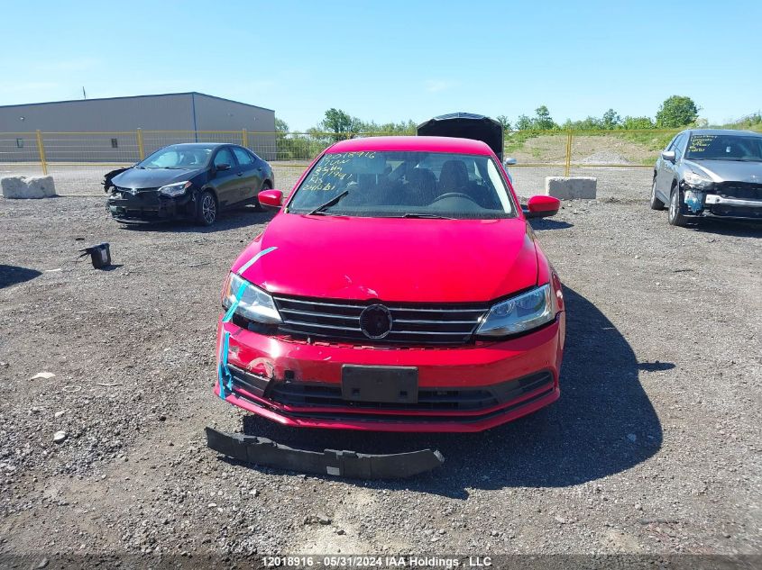 2017 Volkswagen Jetta Sedan VIN: 3VW2B7AJ5HM371941 Lot: 12018916