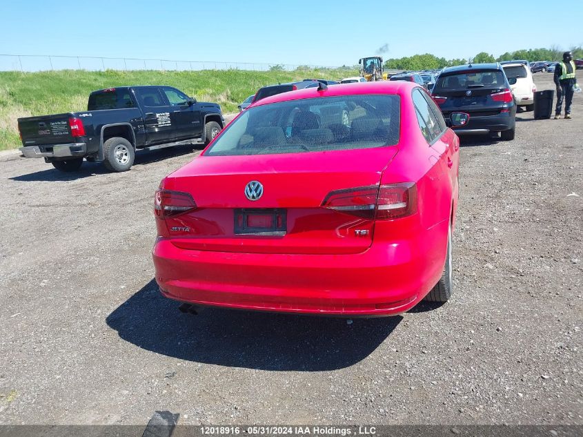 2017 Volkswagen Jetta Sedan VIN: 3VW2B7AJ5HM371941 Lot: 12018916