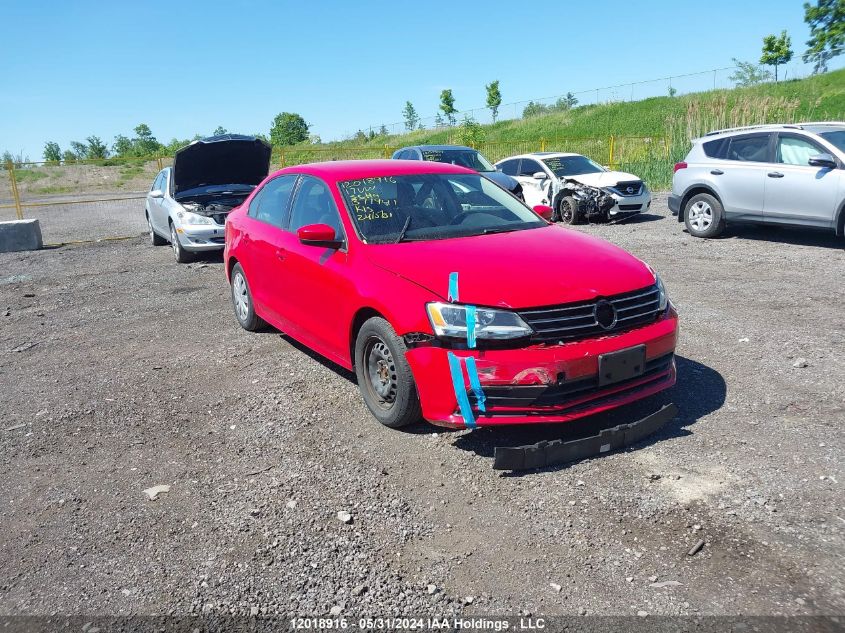 2017 Volkswagen Jetta Sedan VIN: 3VW2B7AJ5HM371941 Lot: 12018916