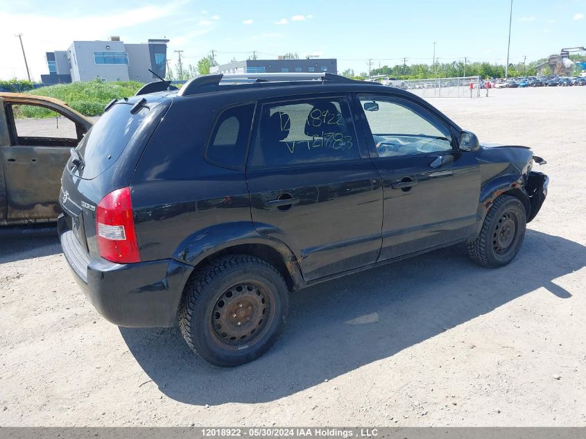 2009 Hyundai Tucson Gls VIN: KM8JM12B59U121783 Lot: 12018922