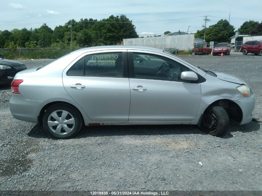 2008 Toyota Yaris VIN: JTDBT923281280134 Lot: 12018930