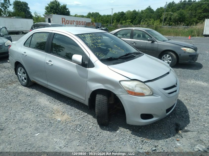 2008 Toyota Yaris VIN: JTDBT923281280134 Lot: 12018930