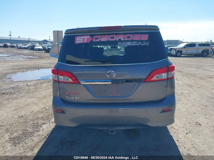 2013 Nissan Quest VIN: JN8AE2KP2D9066762 Lot: 12018940