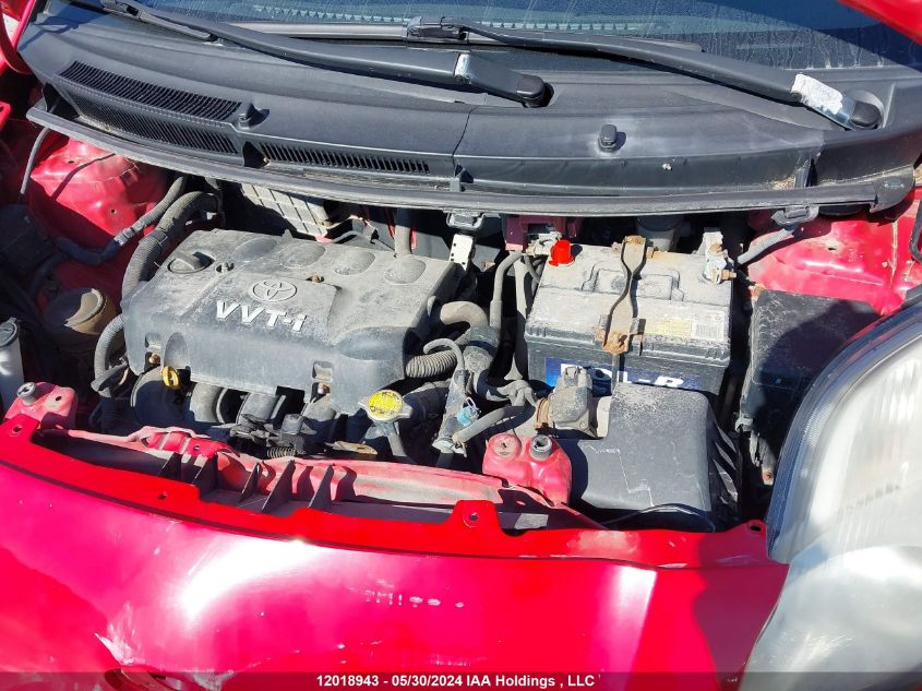 2010 Toyota Yaris Le/Rs VIN: JTDKT4K32A5302800 Lot: 12018943