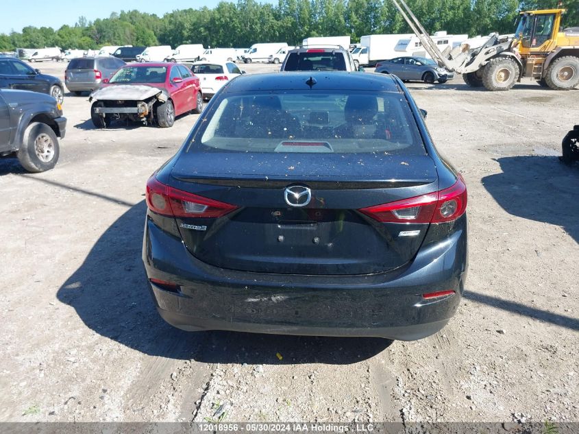 2016 Mazda Mazda3 VIN: JM1BM1W30G1279703 Lot: 12018956